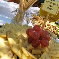 queso gouda con nueces